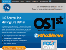 Tablet Screenshot of ingsource.com